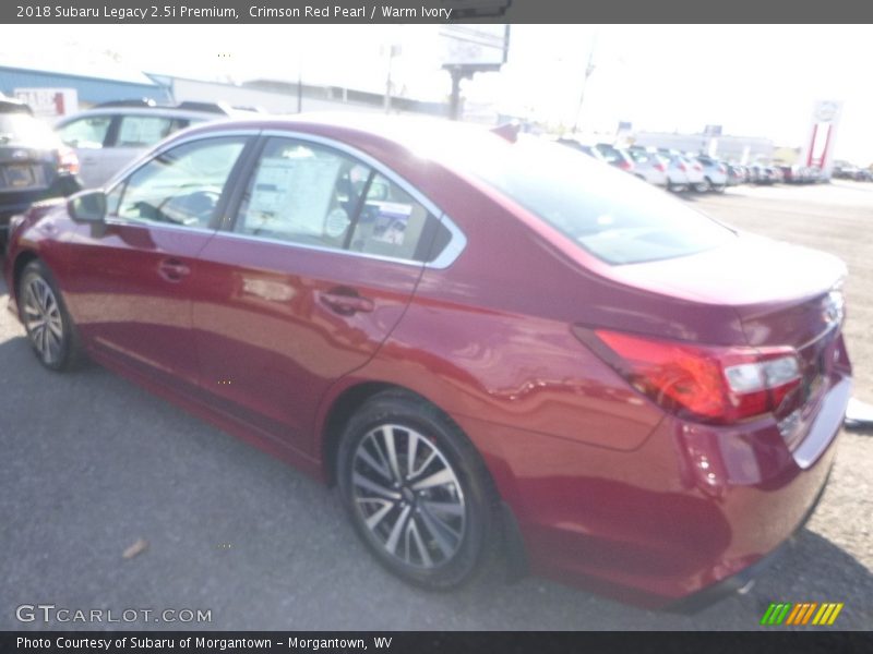 Crimson Red Pearl / Warm Ivory 2018 Subaru Legacy 2.5i Premium