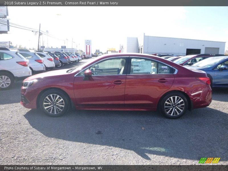 Crimson Red Pearl / Warm Ivory 2018 Subaru Legacy 2.5i Premium