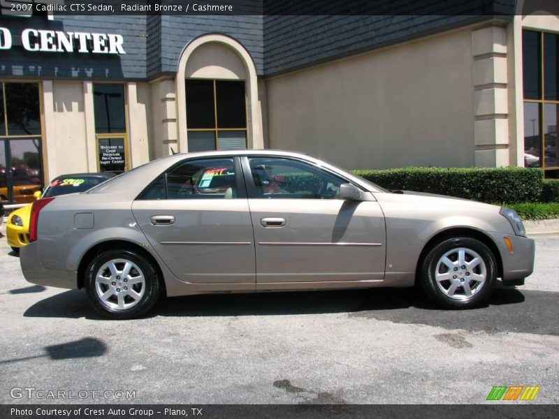 Radiant Bronze / Cashmere 2007 Cadillac CTS Sedan