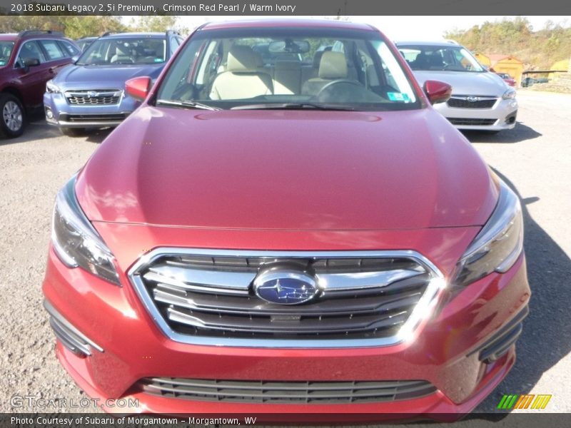 Crimson Red Pearl / Warm Ivory 2018 Subaru Legacy 2.5i Premium