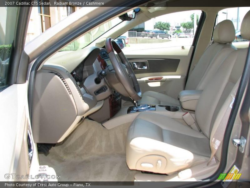 Radiant Bronze / Cashmere 2007 Cadillac CTS Sedan