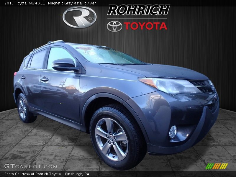 Magnetic Gray Metallic / Ash 2015 Toyota RAV4 XLE