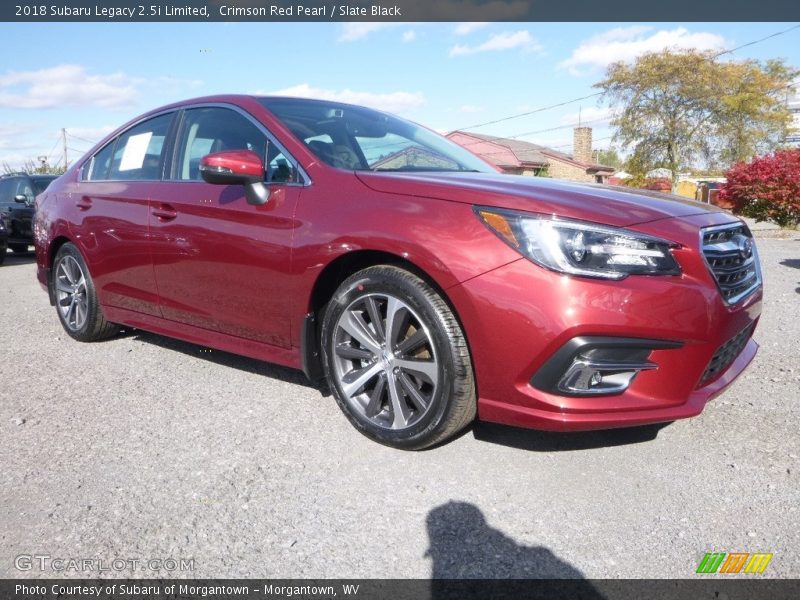 Crimson Red Pearl / Slate Black 2018 Subaru Legacy 2.5i Limited