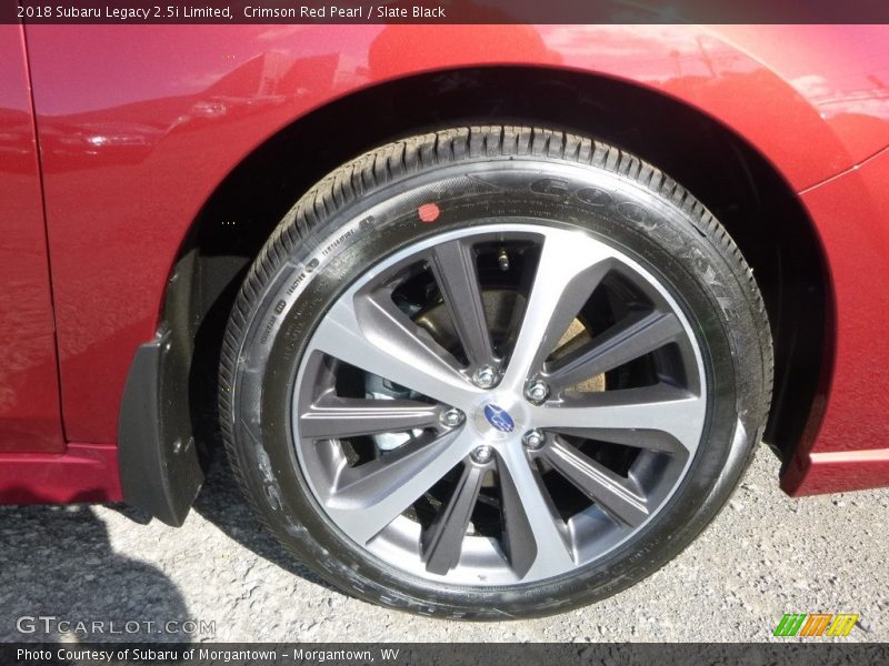 Crimson Red Pearl / Slate Black 2018 Subaru Legacy 2.5i Limited