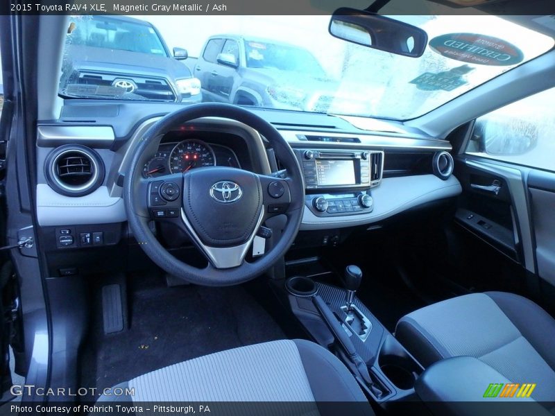 Magnetic Gray Metallic / Ash 2015 Toyota RAV4 XLE