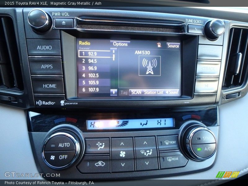 Magnetic Gray Metallic / Ash 2015 Toyota RAV4 XLE