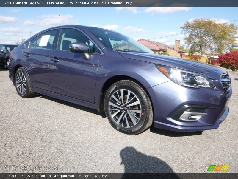 Twilight Blue Metallic / Titanium Gray 2018 Subaru Legacy 2.5i Premium