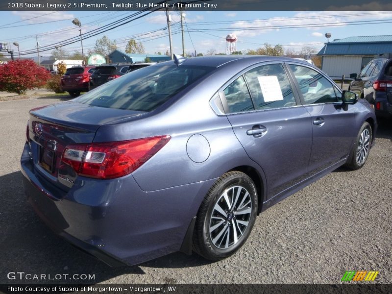 Twilight Blue Metallic / Titanium Gray 2018 Subaru Legacy 2.5i Premium