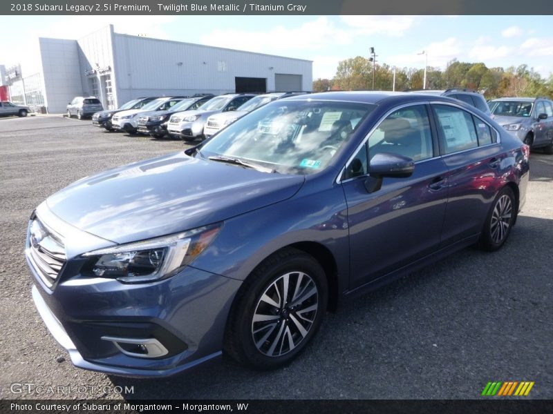 Twilight Blue Metallic / Titanium Gray 2018 Subaru Legacy 2.5i Premium