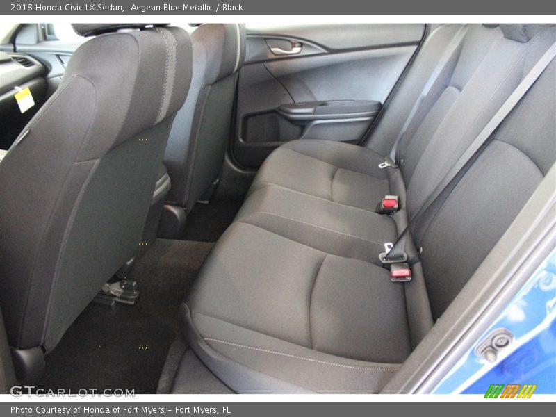 Rear Seat of 2018 Civic LX Sedan