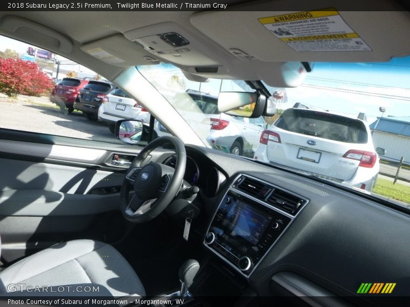 Twilight Blue Metallic / Titanium Gray 2018 Subaru Legacy 2.5i Premium