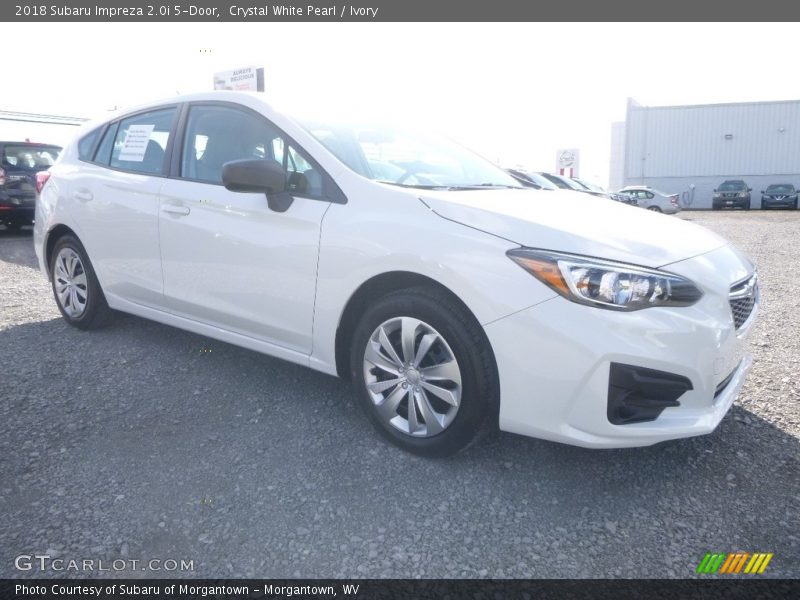 Crystal White Pearl / Ivory 2018 Subaru Impreza 2.0i 5-Door