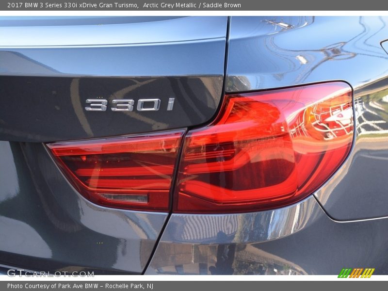 Arctic Grey Metallic / Saddle Brown 2017 BMW 3 Series 330i xDrive Gran Turismo