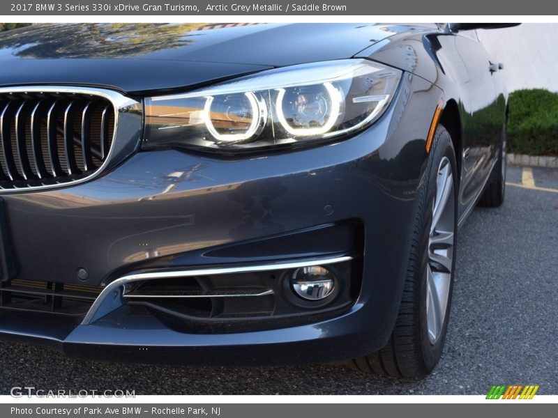 Arctic Grey Metallic / Saddle Brown 2017 BMW 3 Series 330i xDrive Gran Turismo