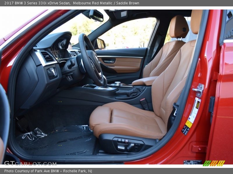  2017 3 Series 330i xDrive Sedan Saddle Brown Interior
