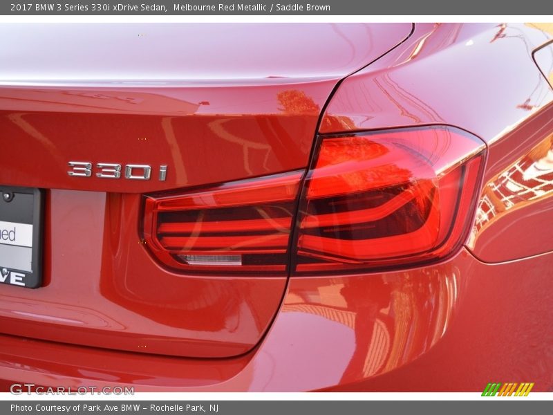 Melbourne Red Metallic / Saddle Brown 2017 BMW 3 Series 330i xDrive Sedan