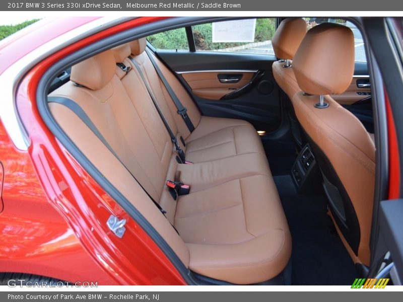 Rear Seat of 2017 3 Series 330i xDrive Sedan