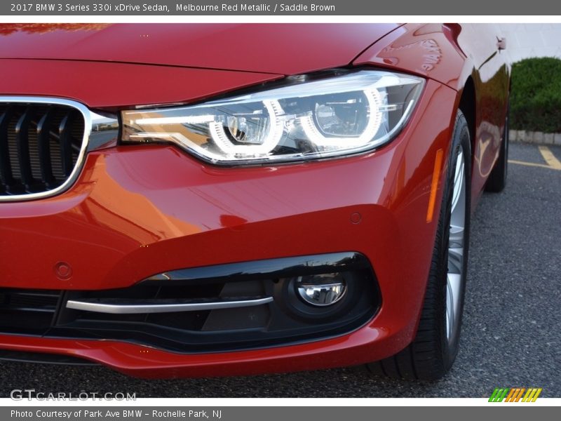 Melbourne Red Metallic / Saddle Brown 2017 BMW 3 Series 330i xDrive Sedan