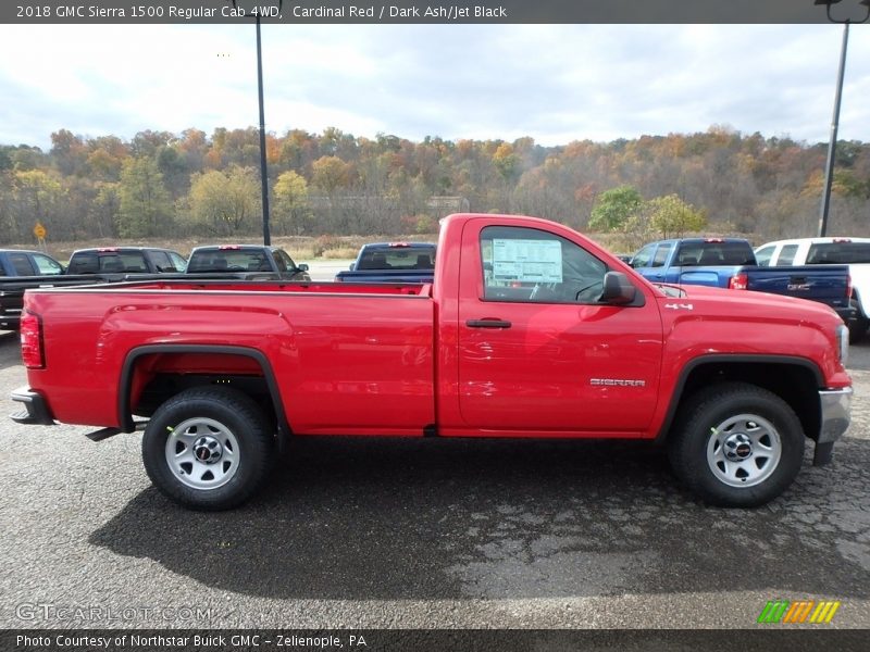 Cardinal Red / Dark Ash/Jet Black 2018 GMC Sierra 1500 Regular Cab 4WD