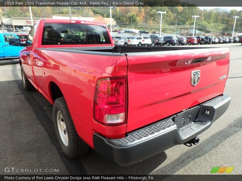 Flame Red / Black/Diesel Gray 2018 Ram 1500 Tradesman Regular Cab 4x4