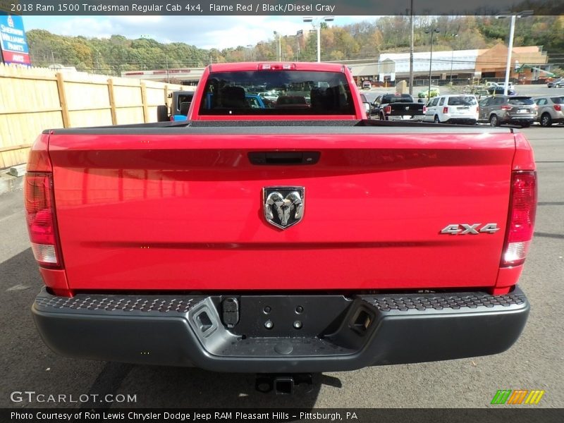 Flame Red / Black/Diesel Gray 2018 Ram 1500 Tradesman Regular Cab 4x4