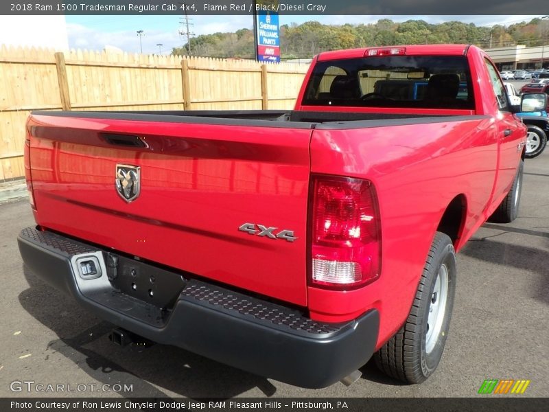 Flame Red / Black/Diesel Gray 2018 Ram 1500 Tradesman Regular Cab 4x4