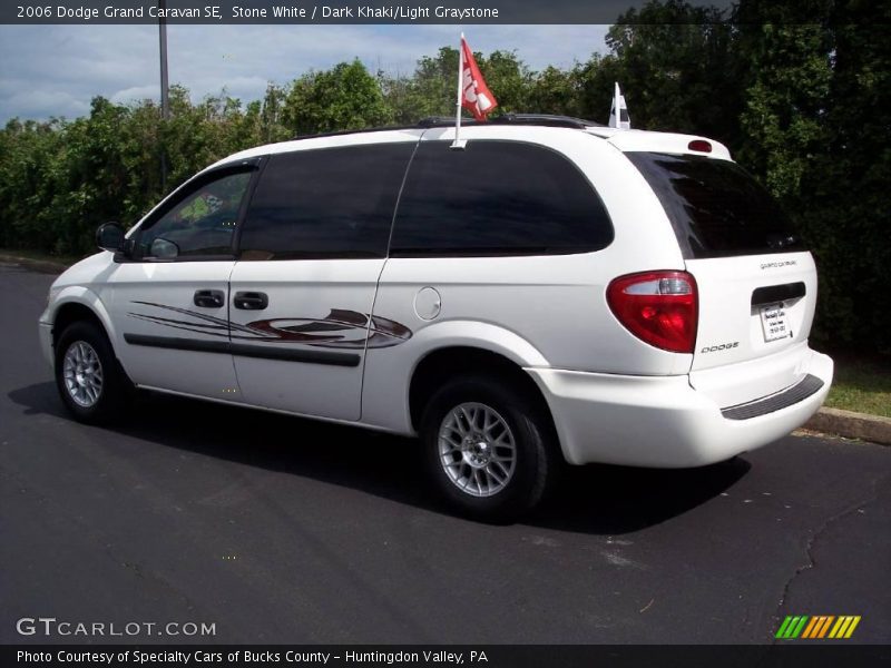 Stone White / Dark Khaki/Light Graystone 2006 Dodge Grand Caravan SE