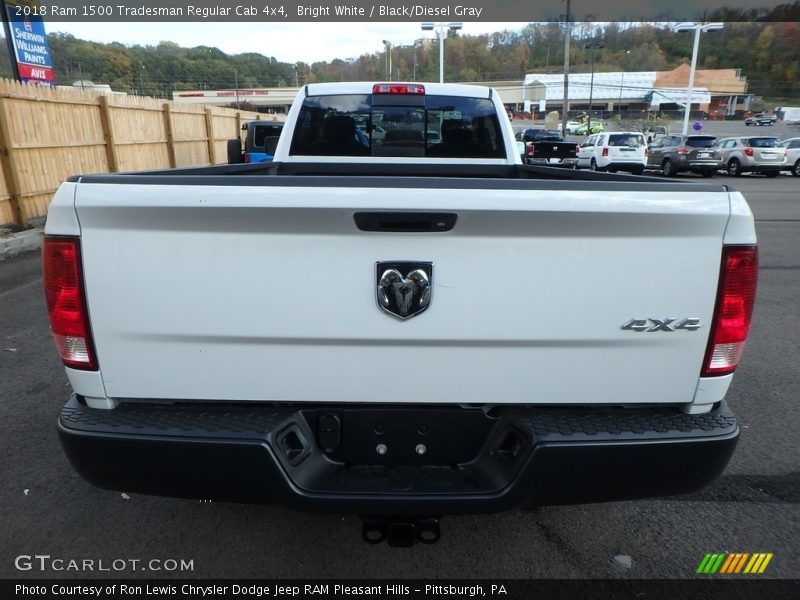 Bright White / Black/Diesel Gray 2018 Ram 1500 Tradesman Regular Cab 4x4