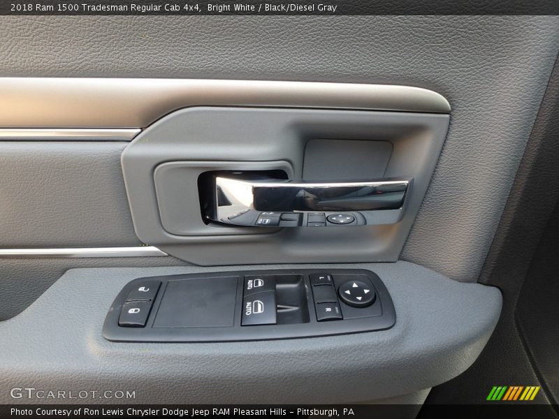 Bright White / Black/Diesel Gray 2018 Ram 1500 Tradesman Regular Cab 4x4