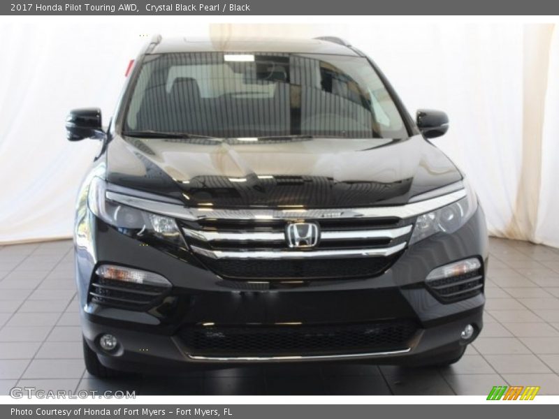 Crystal Black Pearl / Black 2017 Honda Pilot Touring AWD