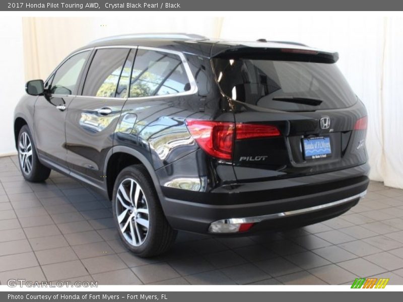 Crystal Black Pearl / Black 2017 Honda Pilot Touring AWD