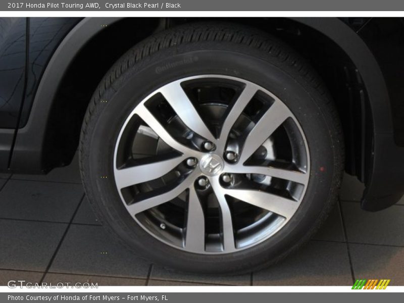 Crystal Black Pearl / Black 2017 Honda Pilot Touring AWD