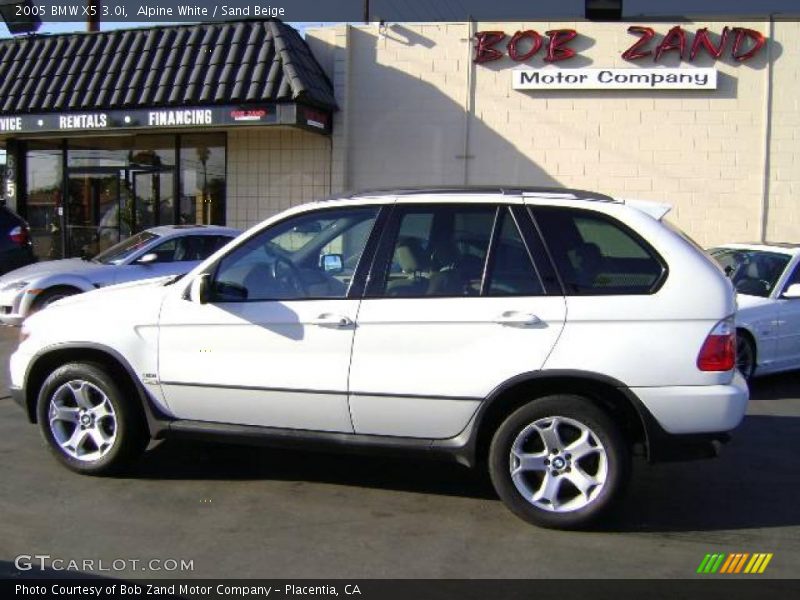 Alpine White / Sand Beige 2005 BMW X5 3.0i