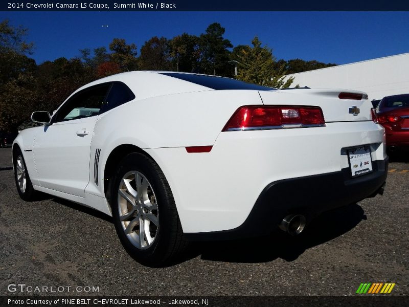 Summit White / Black 2014 Chevrolet Camaro LS Coupe