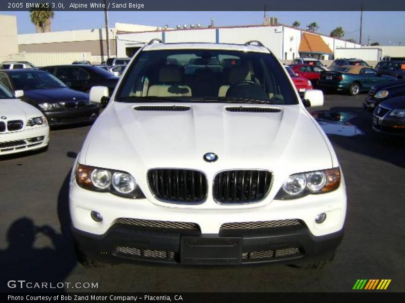 Alpine White / Sand Beige 2005 BMW X5 3.0i
