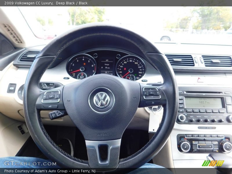 Deep Black / Black 2009 Volkswagen CC Luxury