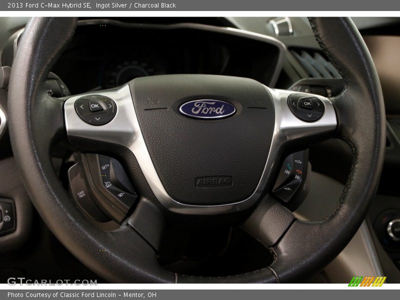 Ingot Silver / Charcoal Black 2013 Ford C-Max Hybrid SE