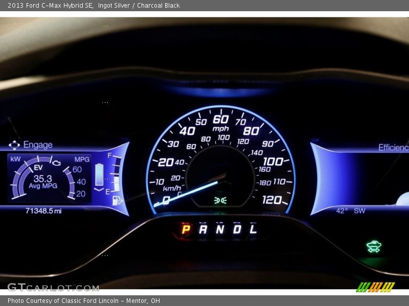 Ingot Silver / Charcoal Black 2013 Ford C-Max Hybrid SE