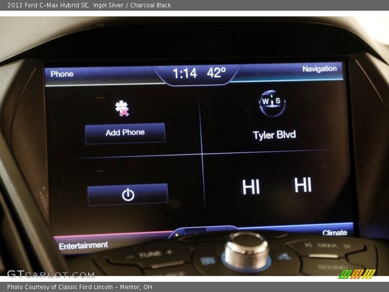 Ingot Silver / Charcoal Black 2013 Ford C-Max Hybrid SE