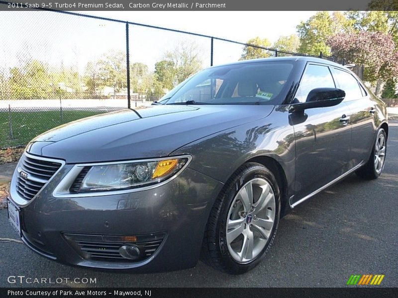 Carbon Grey Metallic / Parchment 2011 Saab 9-5 Turbo4 Premium Sedan