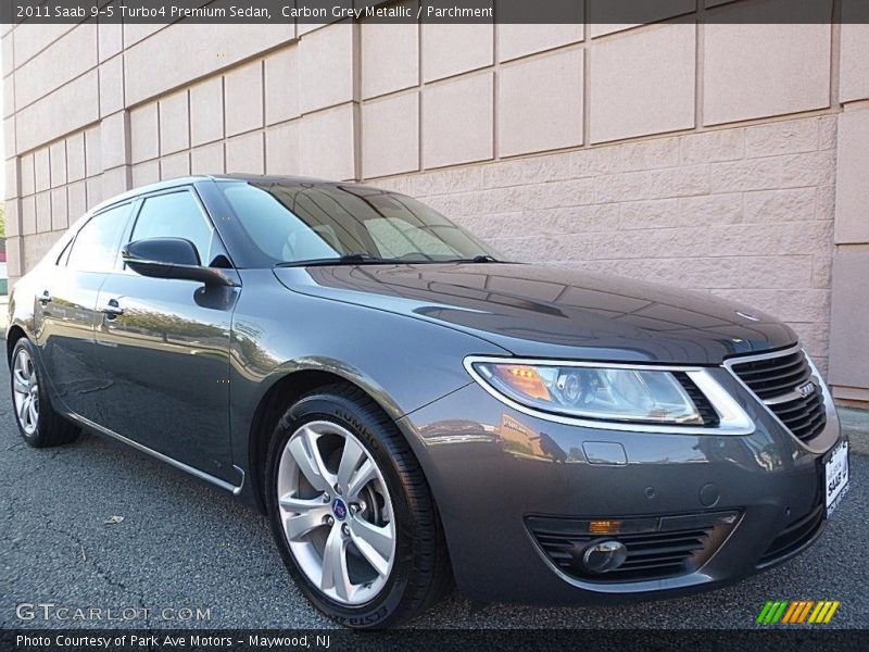 Carbon Grey Metallic / Parchment 2011 Saab 9-5 Turbo4 Premium Sedan