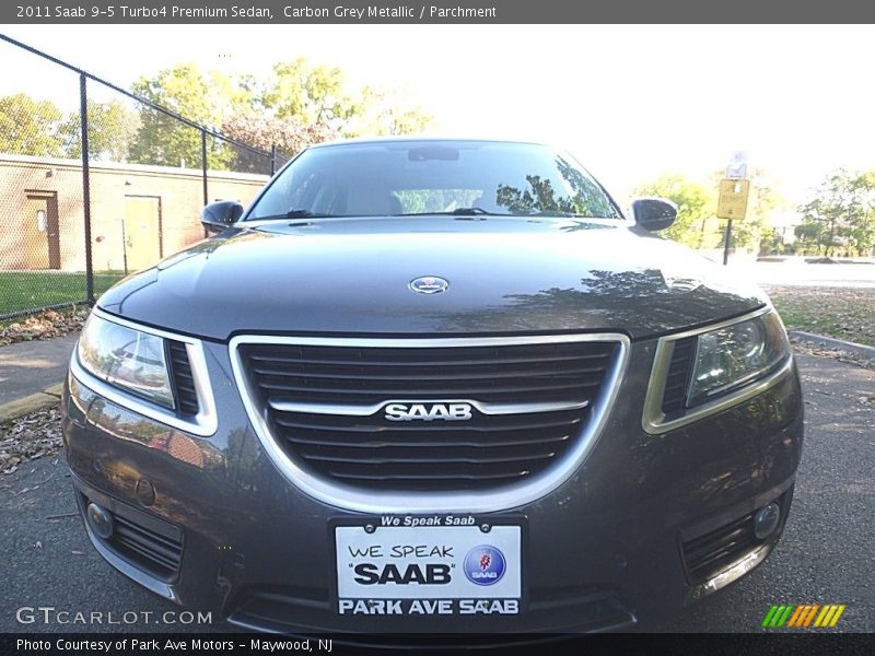 Carbon Grey Metallic / Parchment 2011 Saab 9-5 Turbo4 Premium Sedan