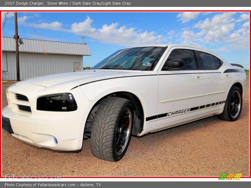 Stone White / Dark Slate Gray/Light Slate Gray 2007 Dodge Charger