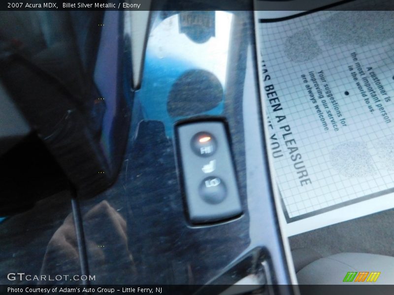 Billet Silver Metallic / Ebony 2007 Acura MDX