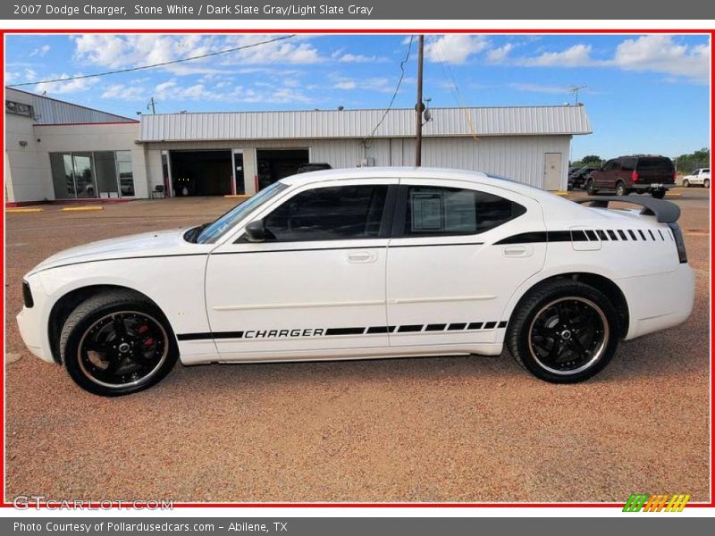 Stone White / Dark Slate Gray/Light Slate Gray 2007 Dodge Charger