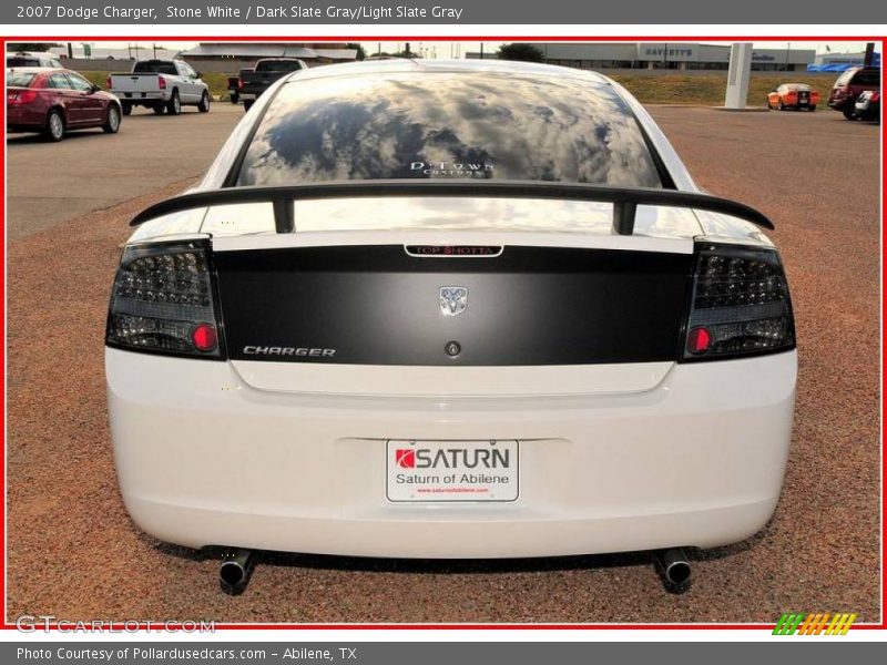 Stone White / Dark Slate Gray/Light Slate Gray 2007 Dodge Charger