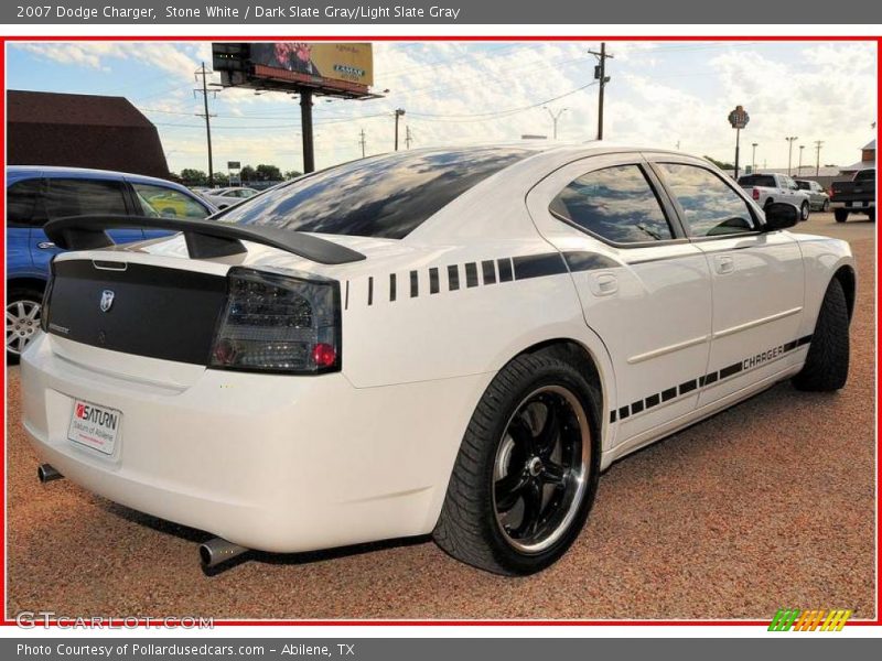 Stone White / Dark Slate Gray/Light Slate Gray 2007 Dodge Charger