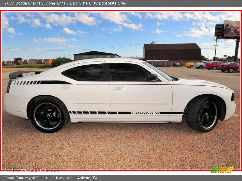 Stone White / Dark Slate Gray/Light Slate Gray 2007 Dodge Charger