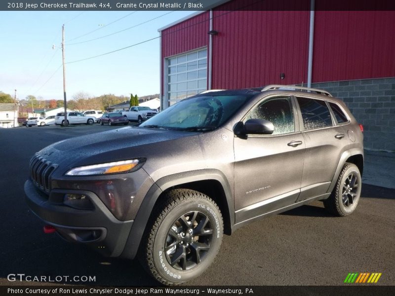 Granite Crystal Metallic / Black 2018 Jeep Cherokee Trailhawk 4x4