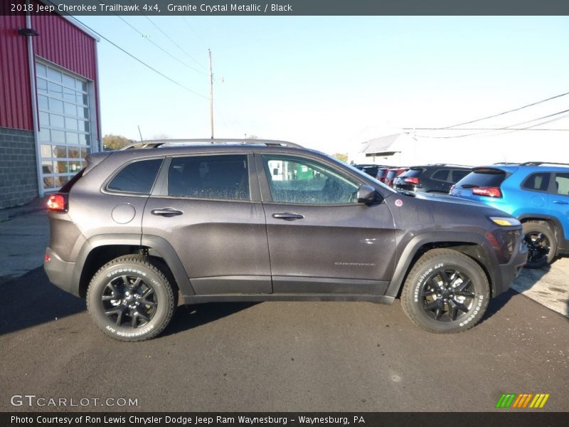 Granite Crystal Metallic / Black 2018 Jeep Cherokee Trailhawk 4x4